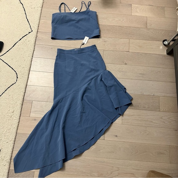 Milly Dresses & Skirts - Milly Blue Maxi Skirt and Top Set